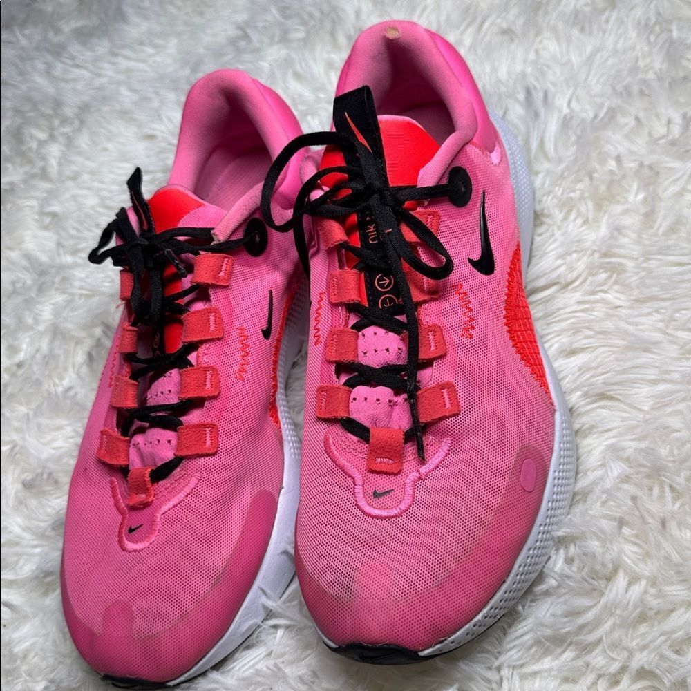 Nike React Escape Pink And Red Running Shoes - image 2